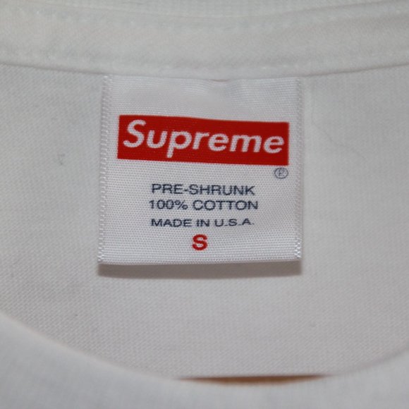 SUPREME Still Talking Tee White/Red SS22 - Picture 8 of 8